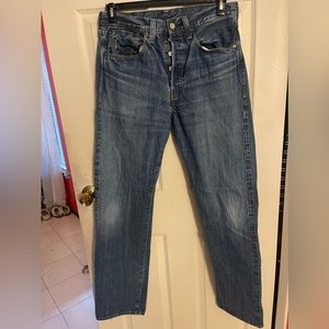 Levi’s 501xx 1947 LVC selvedge big E denim jean men size 32x34 made in Japan